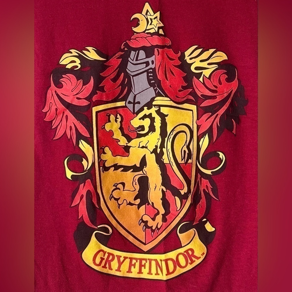 Nwot Authentic Harry Potter Gryffindor V-Neck T-S… - image 3